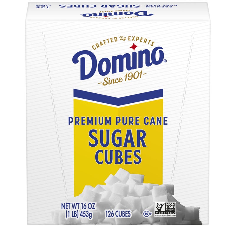 Domino Premium Pure Cane Sugar Cubes Dots, 1 Pound Box - Image 1